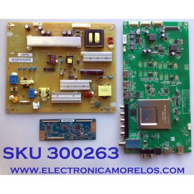 KIT DE TARJETAS PARA TV VIZIO / NUMERO DE PARTE 75500W01C003 / 755.00W01.C003 / 748.00W04.0011 / T-CON 55.55T23.C10 / 5555T23C1 / 55T23-C0K / FUENTE 056.04167.6071 / 056041676071 / PA-3171-5W1 / 056041676071G / PANEL T550HVN08.5 / MODELO D55-D2